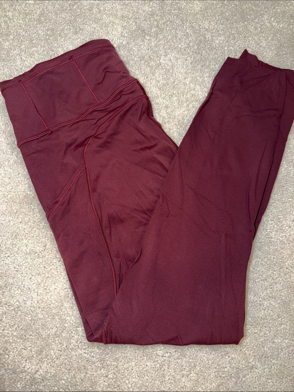 lululemon athletica Deep Burgundy High-Rise Leggings
